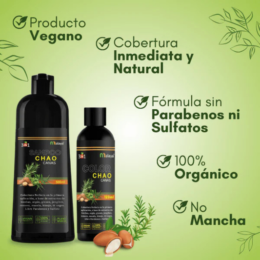 TRATAMIENTO + SHAMPOO CHAO CANAS